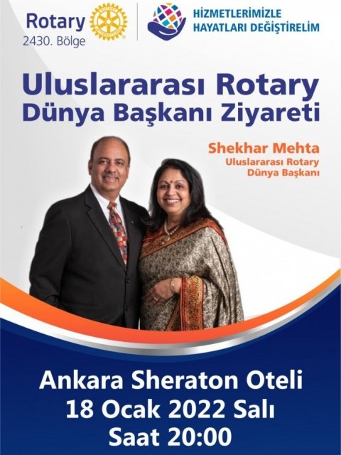 ANKARA KAVAKLIDERE 18 OCAK 2022 UR BAŞKANI  SHEKHAR MEHTA NIN ZİYARETİ 