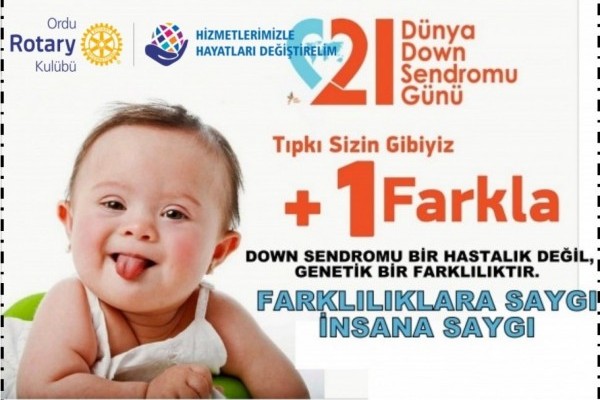 21 Mart Dünya Down Sendromu Farkındalık Günü